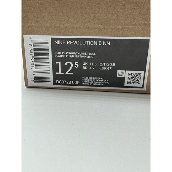 Men's Nike Revolution 6 NN Running Shoes Platinum Size 12.5 DC3728-009 - Picture 12 of 12
